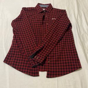 Red and black plaid flannel